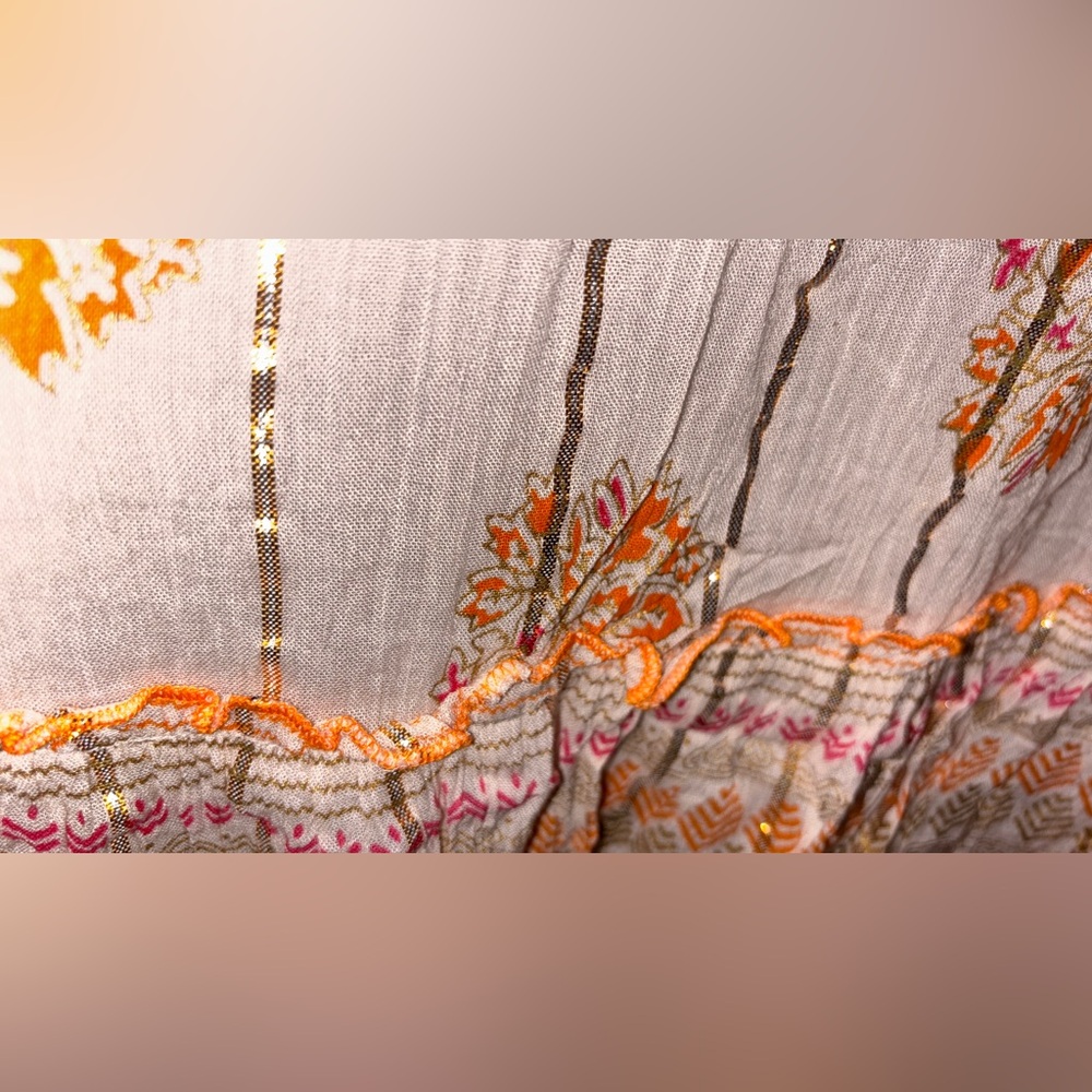 Ananta Boho Beautiful Metallic threaded MAXI~Made in India~BRAND NEW - Picture 11 of 16